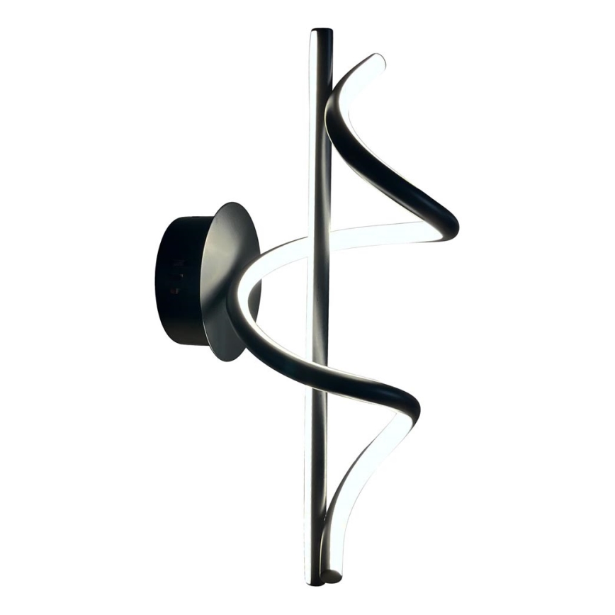 Applique a LED TWIST LED/12W/230V nero