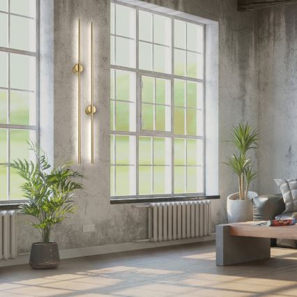 Applique a parete LANA LED/12W/230V 4000K oro opaco