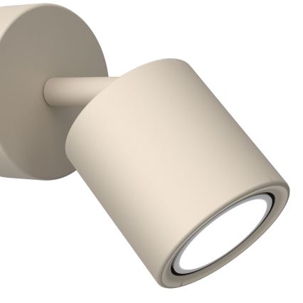 Applique a spot da parete DEMIA 1xGU10/8W/230V beige