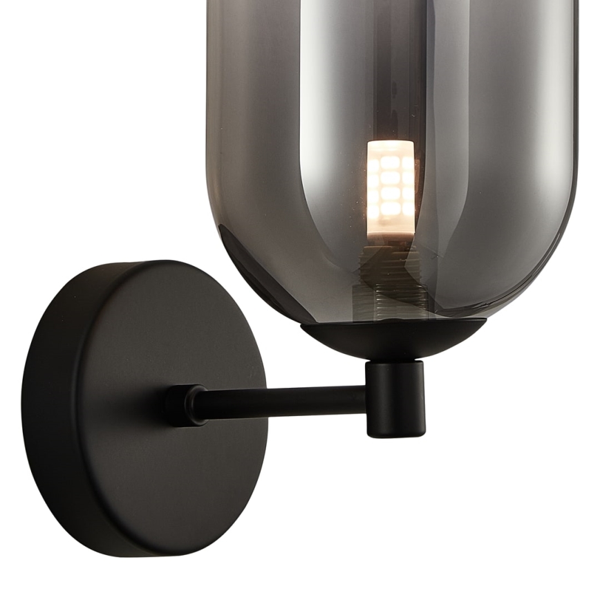 Applique ALIAS 1xG9/8W/230V nero/grigio