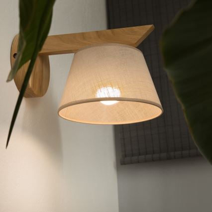 Applique ANTONIO 1xE14/40W/230V quercia