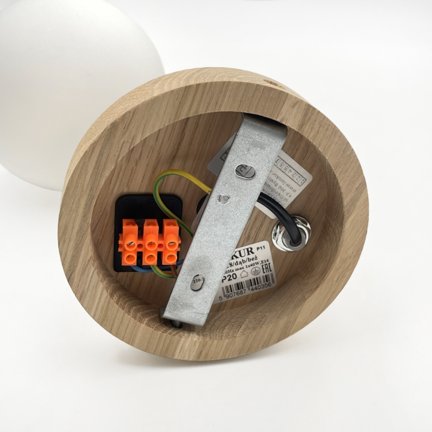 Applique ANTONIO 1xG9/5W/230V rovere/bianco