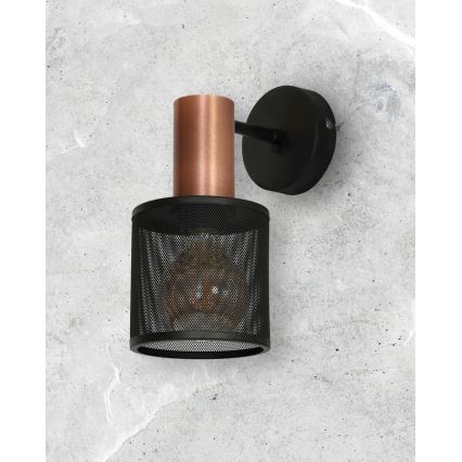 Applique ARES BLACK 1xE27/60W/230V