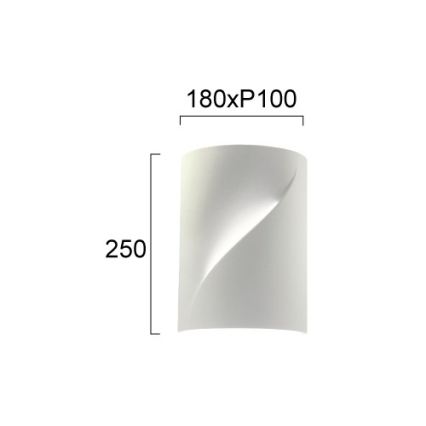 Applique BLANC 2xE14/10W/230V bianco