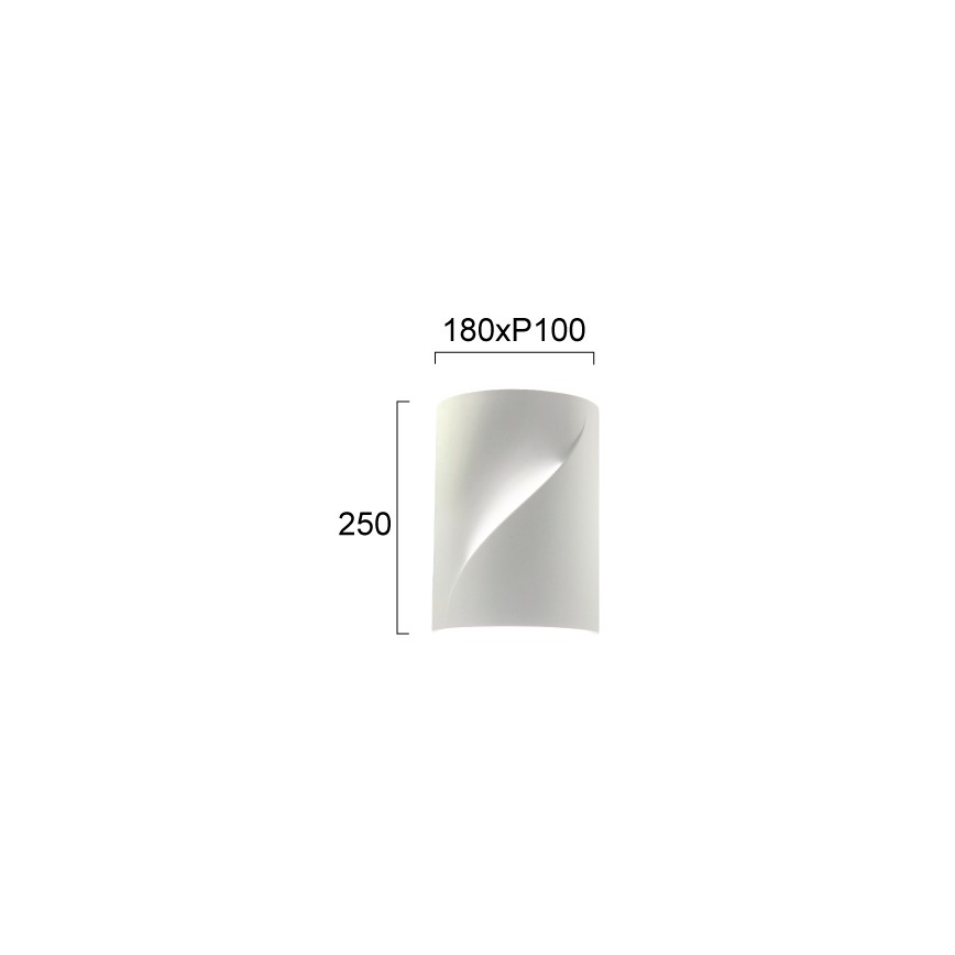Applique BLANC 2xE14/10W/230V bianco