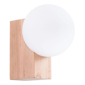 Applique BULBO 1xG9/8W/230V faggio/bianco
