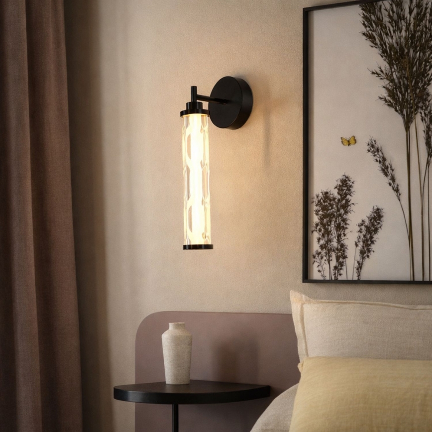 Applique CORTE LED/10W/230V nera