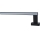 Applique da bagno a LED SHINE 11W/230V 42 cm IP44 nero