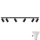 Applique da bagno dimmerabile LED RGBW TURYN 6xGU10/6,5W/230V 2700-6500K Wi-Fi IP44 nera