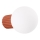 Applique da bagno HALO 1xG9/8W/230V diametro 12 cm IP44 arancione