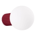 Applique da bagno HALO 1xG9/8W/230V diametro 12 cm IP44 rosso
