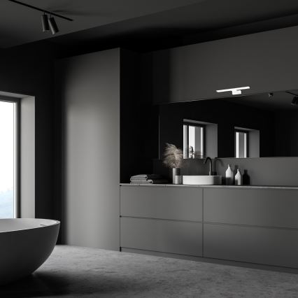 Applique da bagno LED SHINE/7W/230V 30 cm IP44 bianco