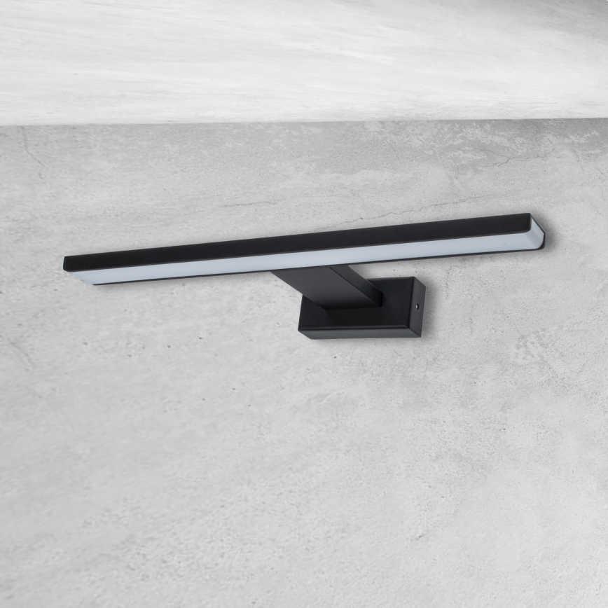 Applique da bagno LED SHINE/7W/230V 30 cm IP44 nero
