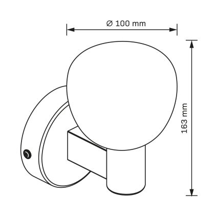 Applique da bagno POLA 1xG9/5W/230V IP44 nera/trasparente