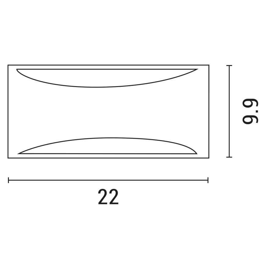 Applique da esterno 1xE27/10W/230V IP54 grigio
