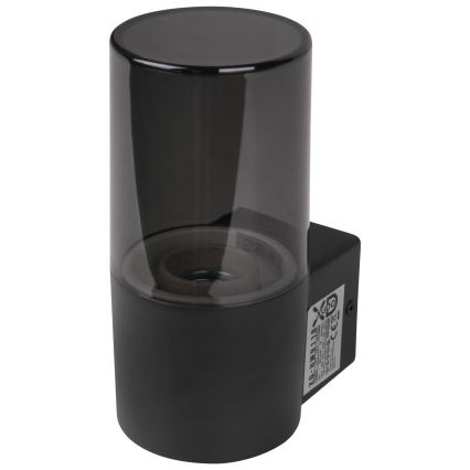 Applique da esterno 1xE27/40W/230V IP44 nero/fumé