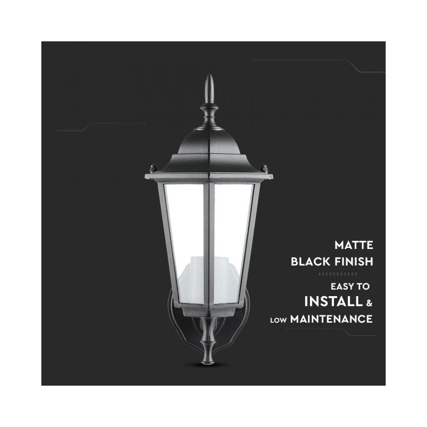 Applique da esterno 1xE27/40W/230V IP44 nero