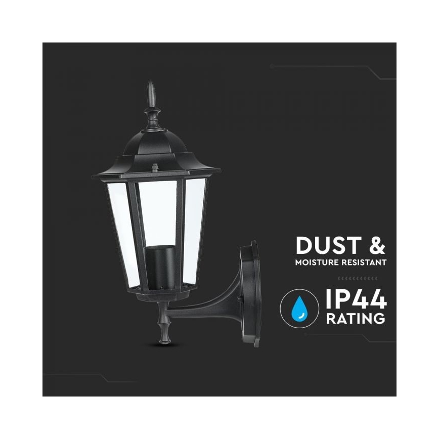 Applique da esterno 1xE27/40W/230V IP44 nero