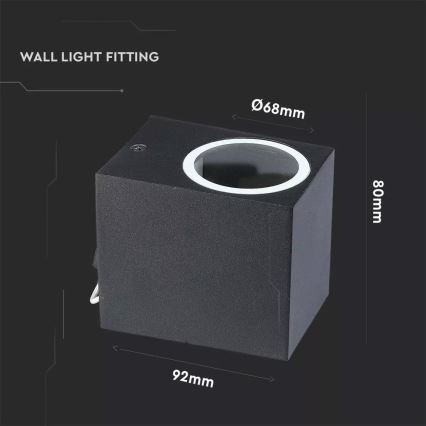 Applique da esterno 1xGU10/35W/230V IP44