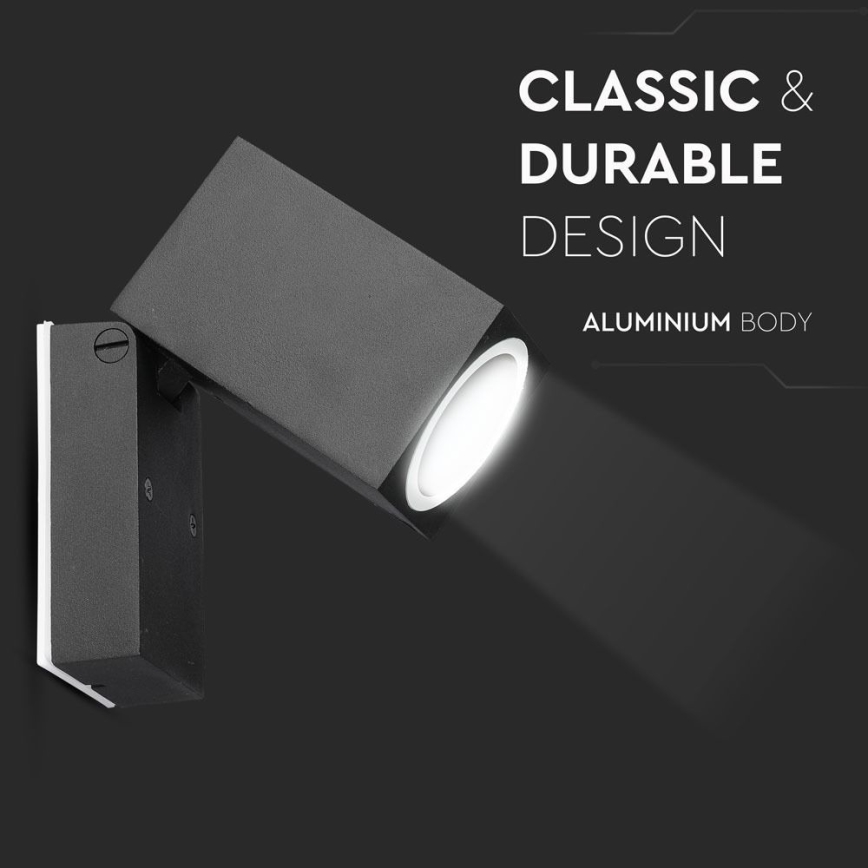 Applique da esterno 1xGU10/35W/230V IP44 nero