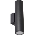Applique da esterno 2xGU10/35W/230V IP54 arrotondato nero