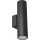 Applique da esterno 2xGU10/35W/230V IP54 arrotondato nero