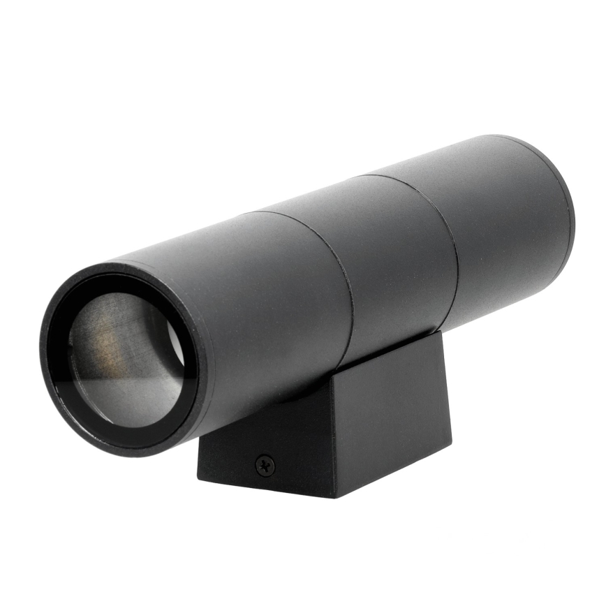 Applique da esterno 2xGU10/35W/230V IP54 arrotondato nero