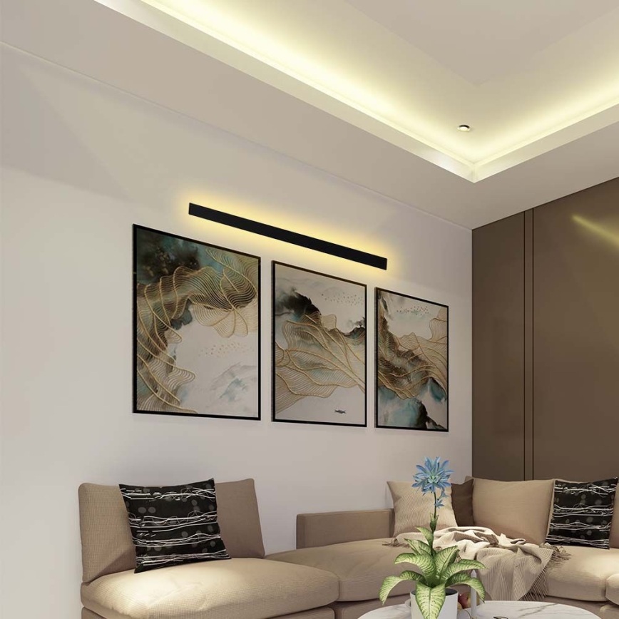 Applique da esterno a LED/16W/230V 4000K IP65 101 cm nero