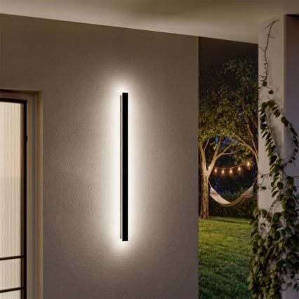Applique da esterno a LED 30W/230V 100 cm IP65 nero