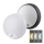 Applique da esterno a LED con sensore 2-in-1, 20W, 230V, 3000/4000/6500K, IP65, Ø 22 cm