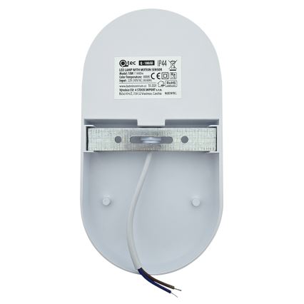 Applique da esterno a LED con sensore di movimento LED/18W/230V IP44 bianco