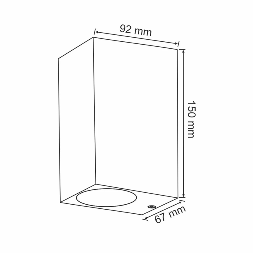 Applique da esterno BOSTON 2xGU10/10W/230V antracite