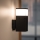Applique da esterno con presa DASTEN 1xG9/11W/230V IP44 nero