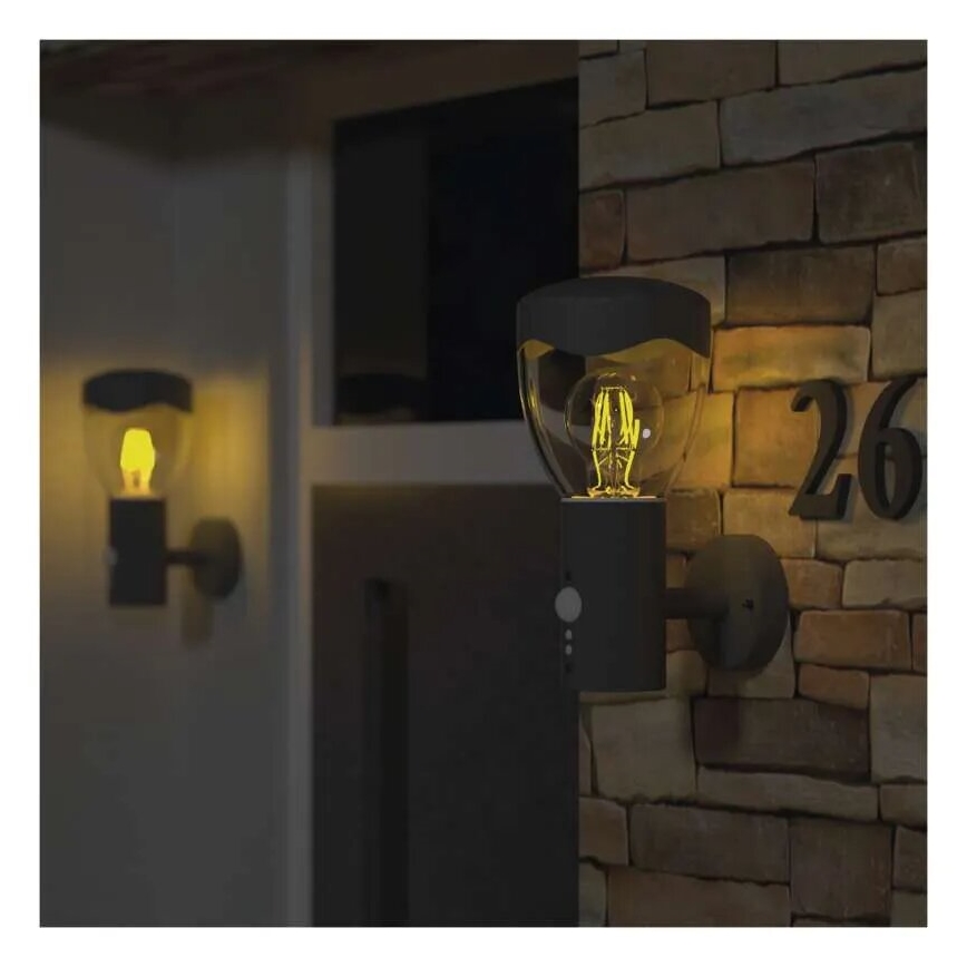 Applique da esterno con sensore ARTEO 1xE27/15W/230V IP44