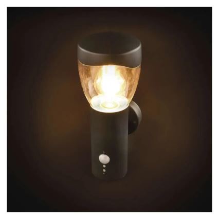 Applique da esterno con sensore ARTEO 1xE27/15W/230V IP44