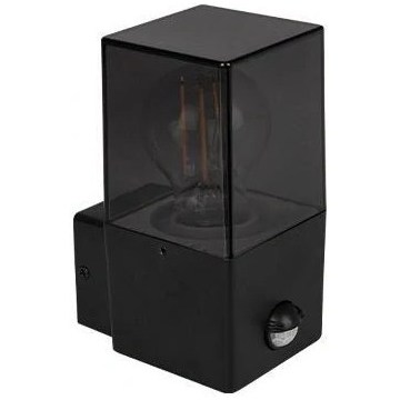 Applique da esterno con sensore di movimento e sensore crepuscolare 1xE27/40W/230V IP44 nero/fumé