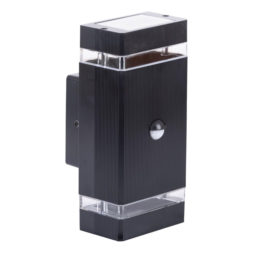 Applique da esterno con sensore NIZZA 2xGU10/35W/230V IP65