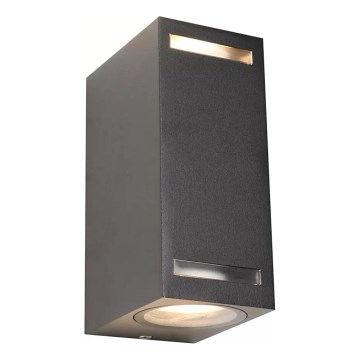 Applique da esterno FAVEIRA 2xGU10/7W/230V IP44 antracite