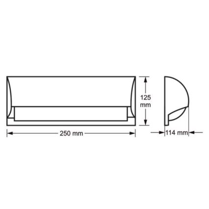 Applique da esterno FREON 1xE27/60W/230V IP54 antracite