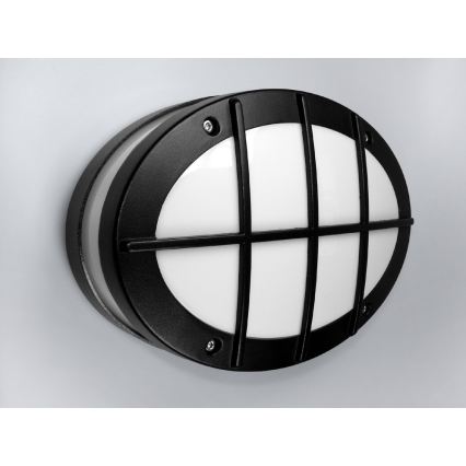 Applique da esterno GALLUN 1xE27/60W/230V IP54 nera