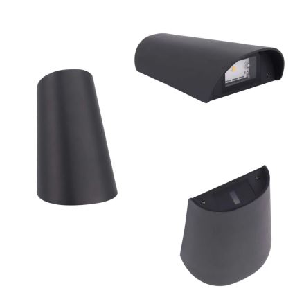 Applique da esterno LED/11W/230V IP65 nera