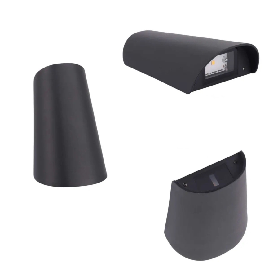 Applique da esterno LED/11W/230V IP65 nera