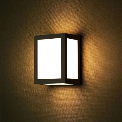 Applique da esterno LED/12W/230V 3000K IP65 nero