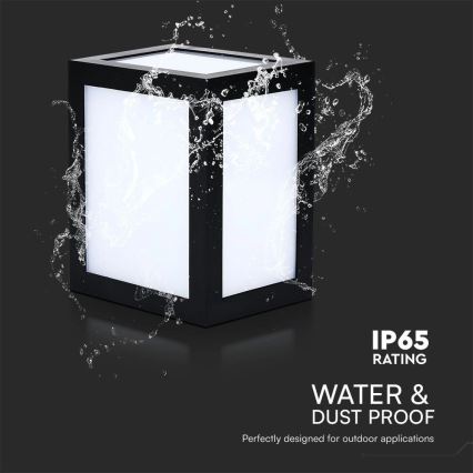 Applique da esterno LED/12W/230V 3000K IP65 nero
