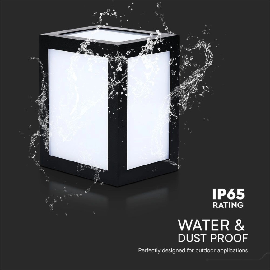 Applique da esterno LED/12W/230V 3000K IP65 nero