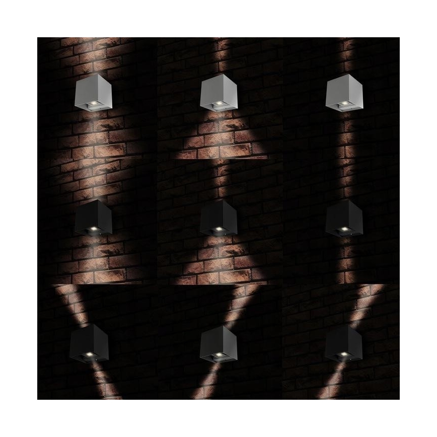 Applique da esterno LED 2xLED/3W/230V IP54 antacrite