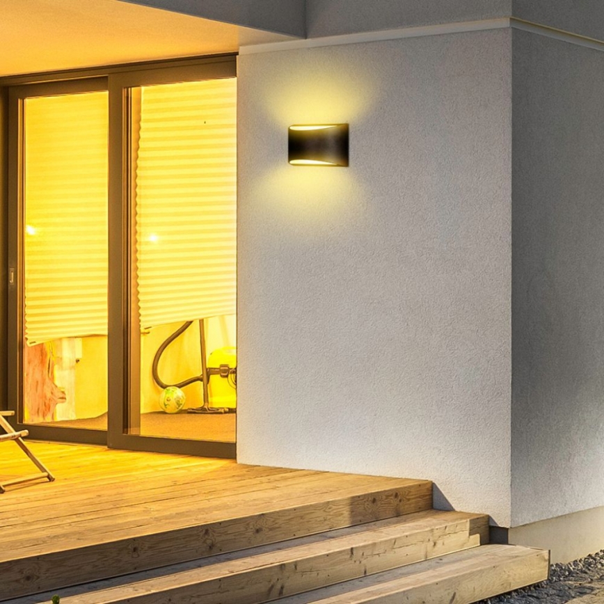 Applique da esterno LED 9W/230V 4000K IP54 nera