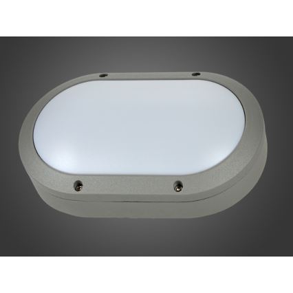 Applique da esterno LED BERAD, 8W, 230V, IP54, grigio