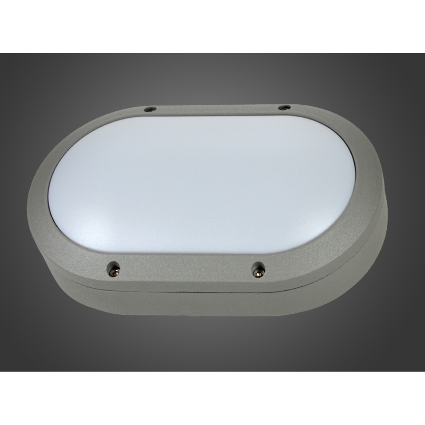 Applique da esterno LED BERAD, 8W, 230V, IP54, grigio