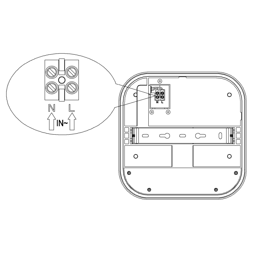 Applique da esterno LED con sensore di movimento e crepuscolare BARI LED/20W/230V 4000K IP65